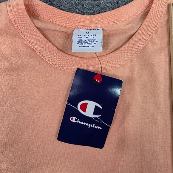 Champion Peach Grapefruit Vintage Wash Cloud SS Tee T-Shirt Mens Medium NWT - Picture 5 of 7